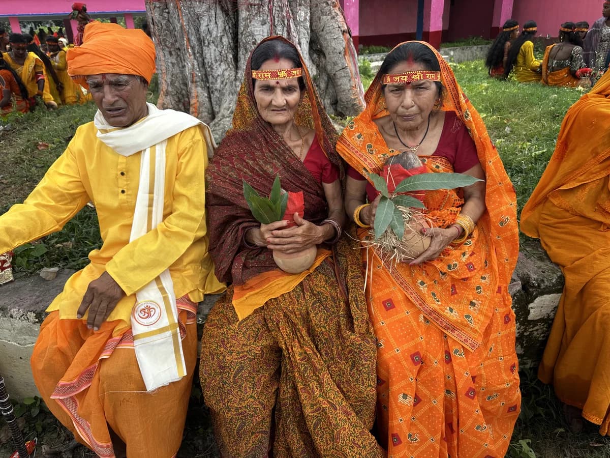 Kalash Yatra procession through Nakipur