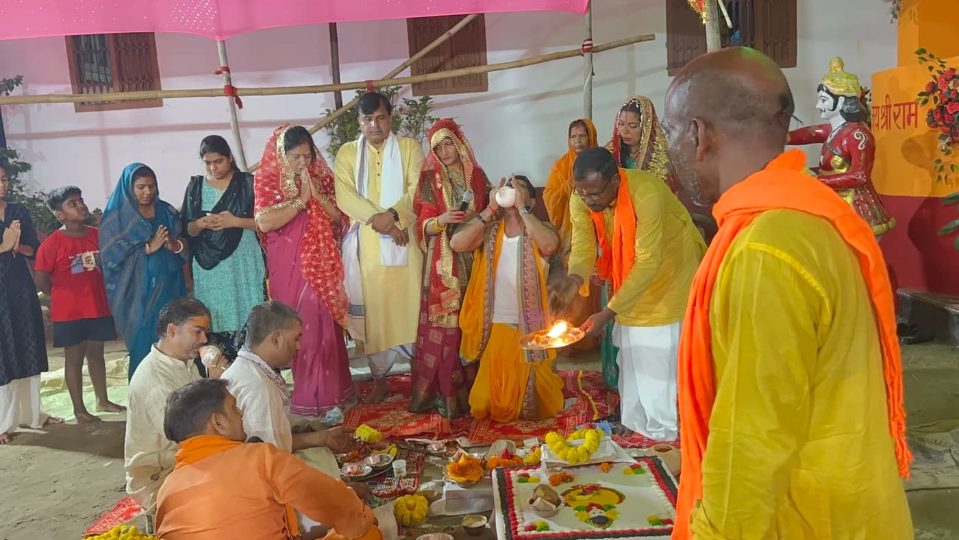 Mandap rituals and preparations on Day 2