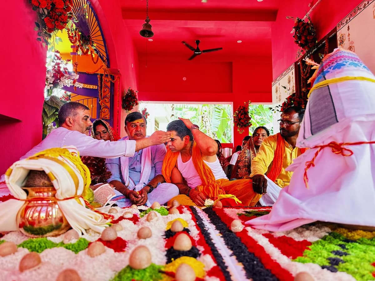 Adhivas rites and Shobha Yatra moments on Day 3