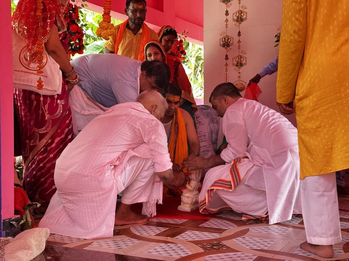 Adhivas rites and Shobha Yatra moments on Day 3