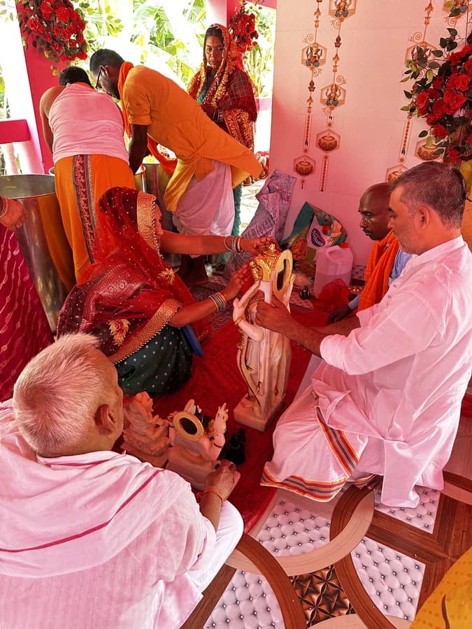 Adhivas rites and Shobha Yatra moments on Day 3