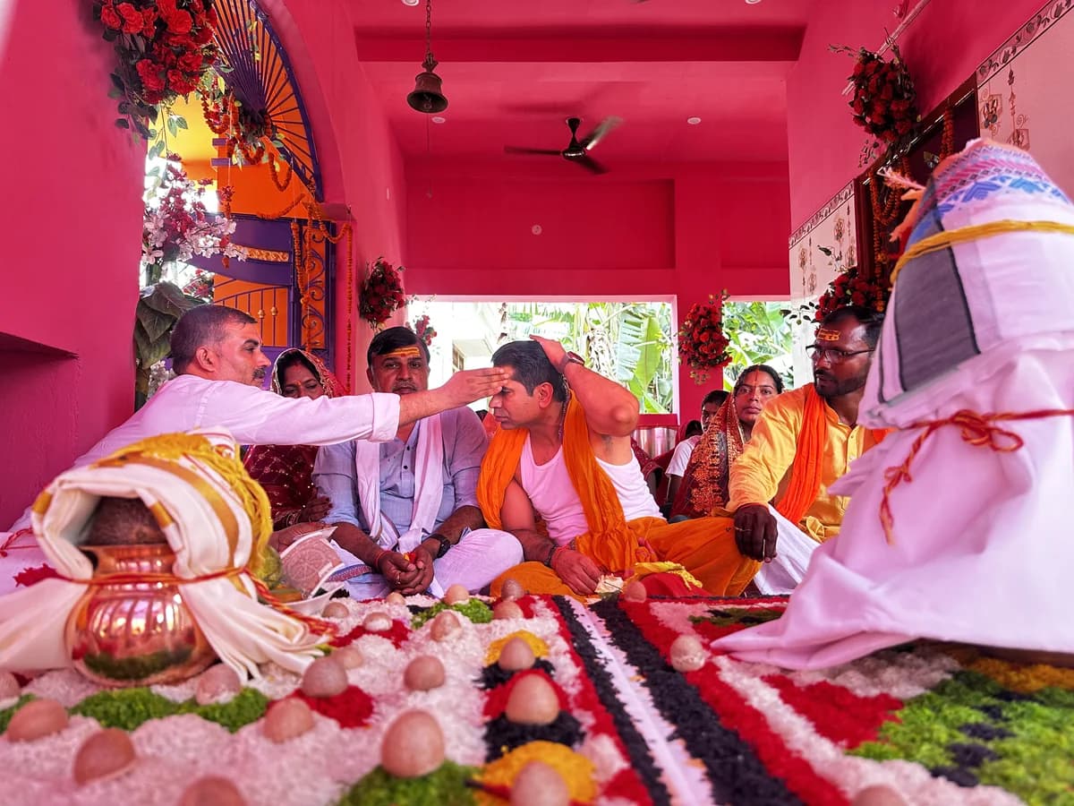 Adhivas rites and Shobha Yatra moments on Day 3