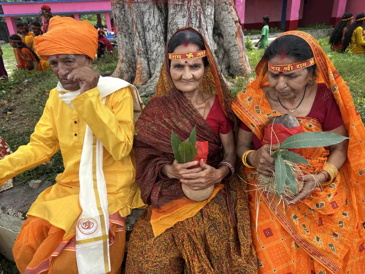 Kalash Yatra procession through Nakipur